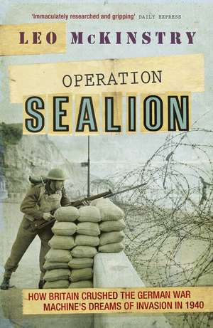 Operation Sealion de Leo Mckinstry