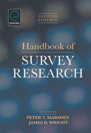 Handbook of Survey Research de Peter V. Marsden