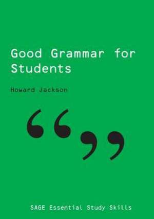 Good Grammar for Students de Howard Jackson
