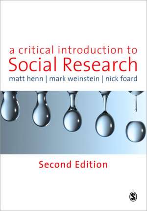 A Critical Introduction to Social Research de Matt Henn