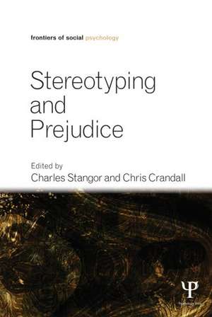 Stereotyping and Prejudice de Charles Stangor