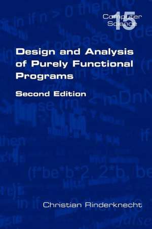 Design and Analysis of Purely Functional Progams de Christian Rinderknecht