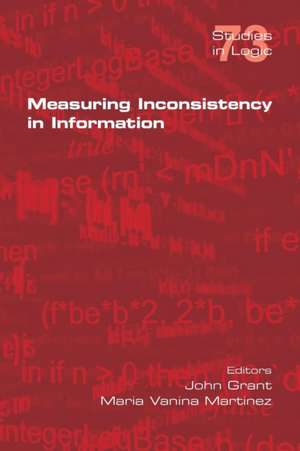 Measuring Inconsistency in Information de John Grant