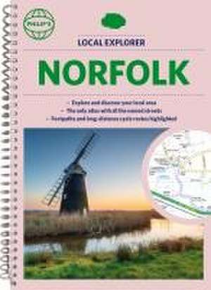 Philip's Local Explorer Street Atlas Norfolk de Philip's Maps