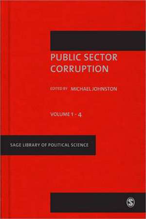 Public Sector Corruption de Michael Johnston