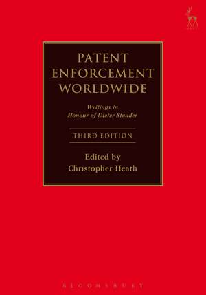 Patent Enforcement Worldwide: Writings in Honour of Dieter Stauder de Christopher Heath