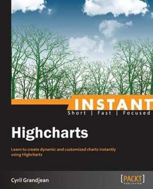 Instant Highcharts Starter de Cyril Grandjean