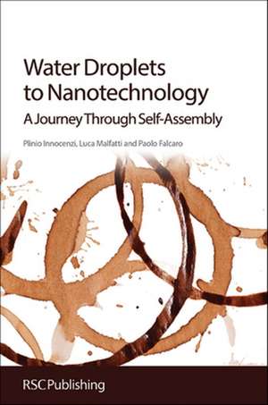 Water Droplets to Nanotechnology: A Journey Through Self-Assembly de Plinio Innocenzi