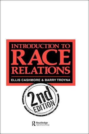 Introduction To Race Relations de Barry Troyna