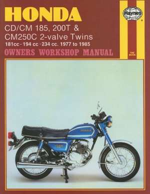 Honda CD/CM185 200T & CM250C 2–Valve Twins (77 – 85) de Haynes