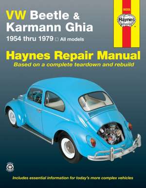 Volkswagen VW Beetle & Karmann Ghia (1954–1979) Haynes Repair Manual (USA) de Haynes