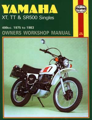 Yamaha XT, TT & SR500 Singles (75 – 83) Haynes Repair Manual de Haynes