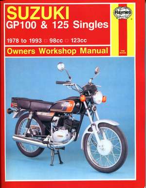 Suzuki GP100 & 125 Singles (78 – 93) Haynes Repair Manual de Haynes