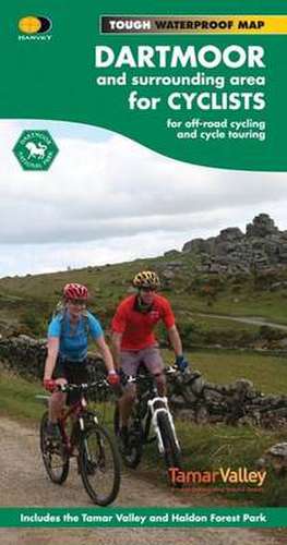 Dartmoor for Cyclists de Harvey Map Services Ltd.