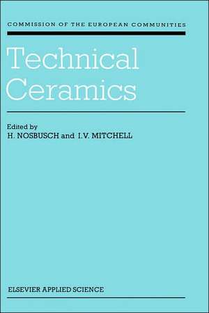 Technical Ceramics de H. Nosbusch