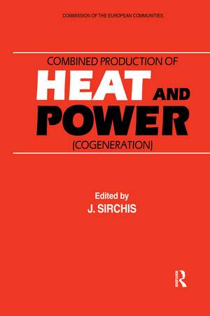 Combined Production of Heat and Power de J. Sirchis