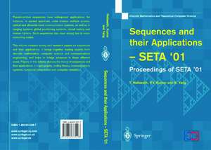 Sequences and their Applications: Proceedings of SETA ’01 de T. Helleseth