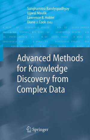 Advanced Methods for Knowledge Discovery from Complex Data de Ujjwal Maulik