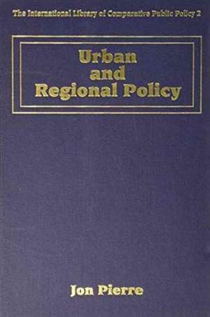 Urban And Regional Policy de Jon Pierre