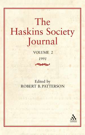 Haskins Society Journal Studies in Medieval History: Volume 2 de Robert Patterson