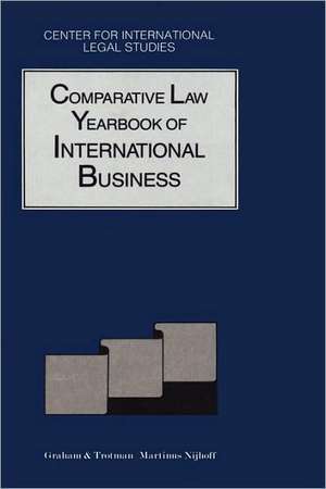 Comparative Law Yearbook of International Business, 1990 de Dennis Campbell