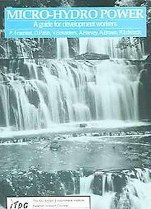 Micro-Hydro Power: A Guide for Development Workers de Peter Fraenkel