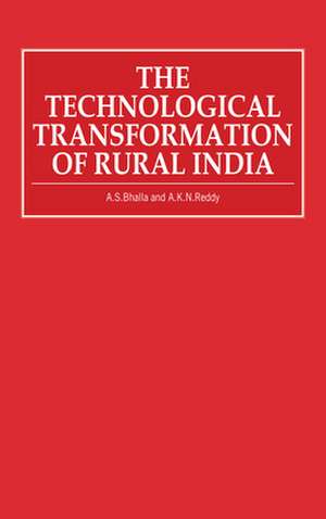 Technological Transformation of Rural India de A. Reddy