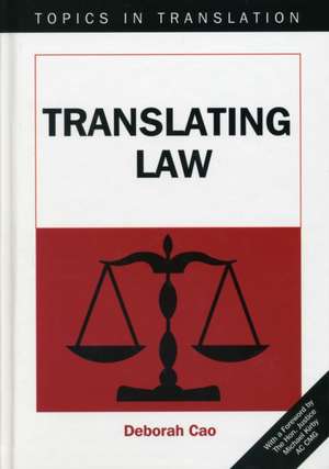 Translating Law de Deborah Cao