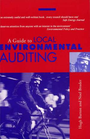 A Guide to Local Environmental Auditing de Hugh Barton