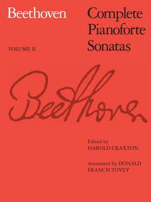 Complete Pianoforte Sonatas, Volume II de Ludwig van Beethoven