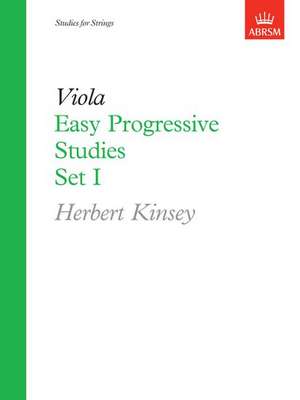 Easy Progressive Studies, Set I: for Viola de Herbert Kinsey