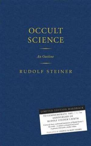 Occult Science de Rudolf Steiner