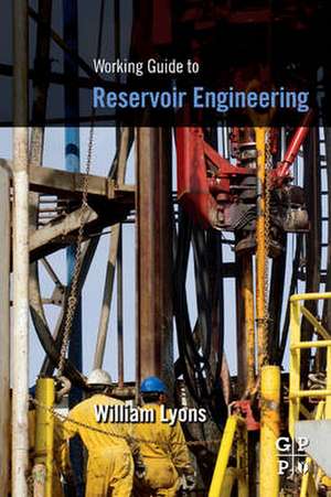 Working Guide to Reservoir Engineering de William Lyons