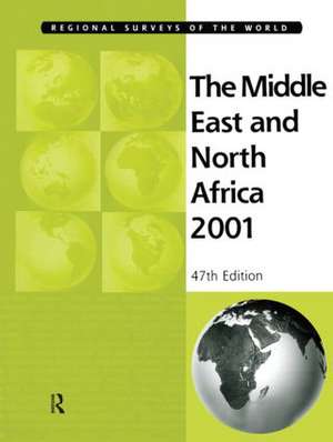 Middle East & Nth Africa 2001 de Europa Publications