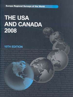 USA and Canada 2008 de Europa Publications