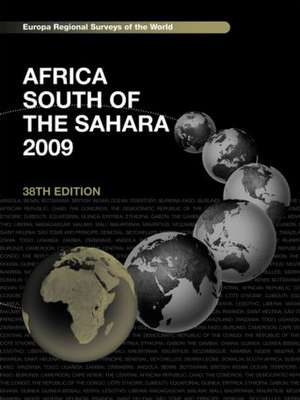 Africa South of the Sahara 2009 de Europa Publications