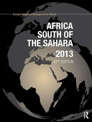 Africa South of the Sahara 2013 de Europa Publications