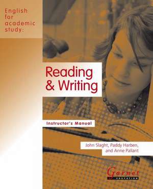 Reading and Writing de JOHN SLAGHT