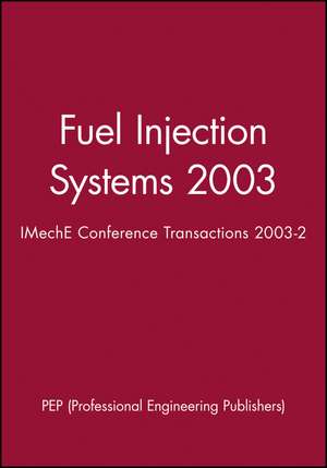 Fuel Injection Systems 2003 de PEP