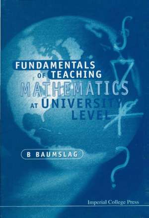 Fundamentals of Teaching Mathematics at: Science and Engineering de B. Baumslag