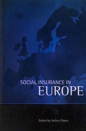 Social insurance in Europe de Jochen Clasen