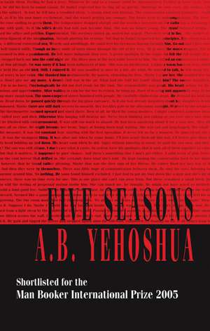 Five Seasons de A.B. Yehoshua