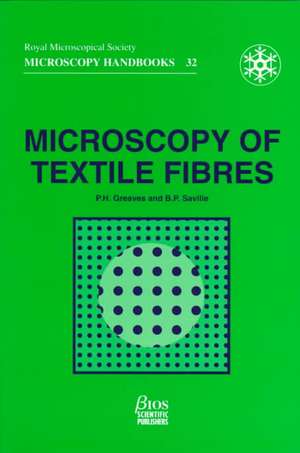 Microscopy of Textile Fibres de P. H. Greaves