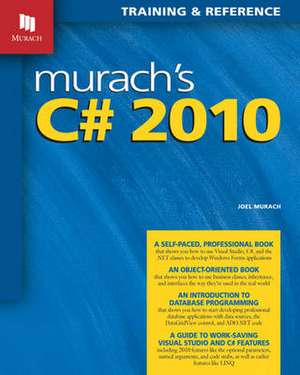 Murach's C# 2010 de Joel Murach