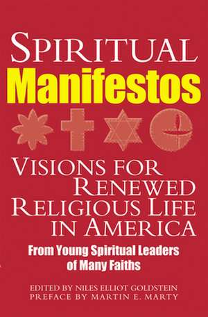 Spiritual Manifestos: Young Spiritual Leaders of Many Faiths Share Their Visions for Renewed Religious Life in America de Martin E. Marty