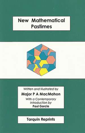 New Mathematical Pastimes de Percy MacMahon