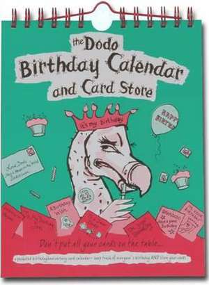 Dodo Birthday Calendar and Card Store de Naomi McBride