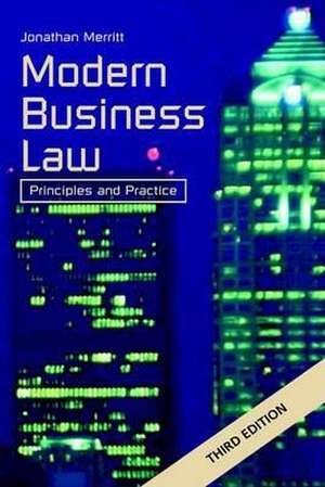 Modern Business Law de J. G. Merritt