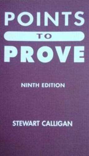 Points to Prove de Stewart Calligan