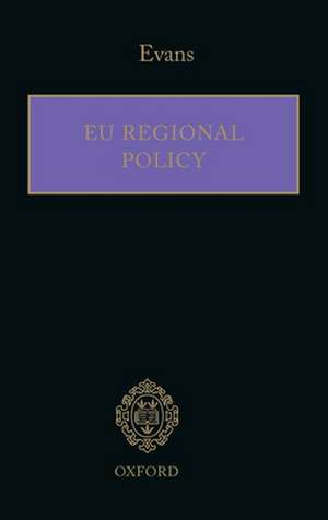 EU Regional Policy de Andrew Evans